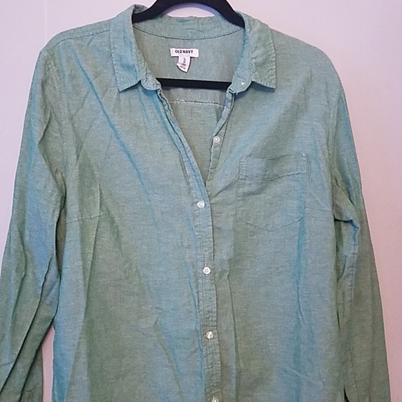 Old Navy | Tops | Sage Green Button Up 